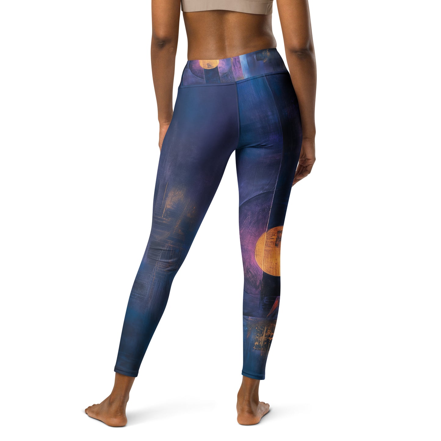 Ancient Futurism Acrylic - Yoga Leggings