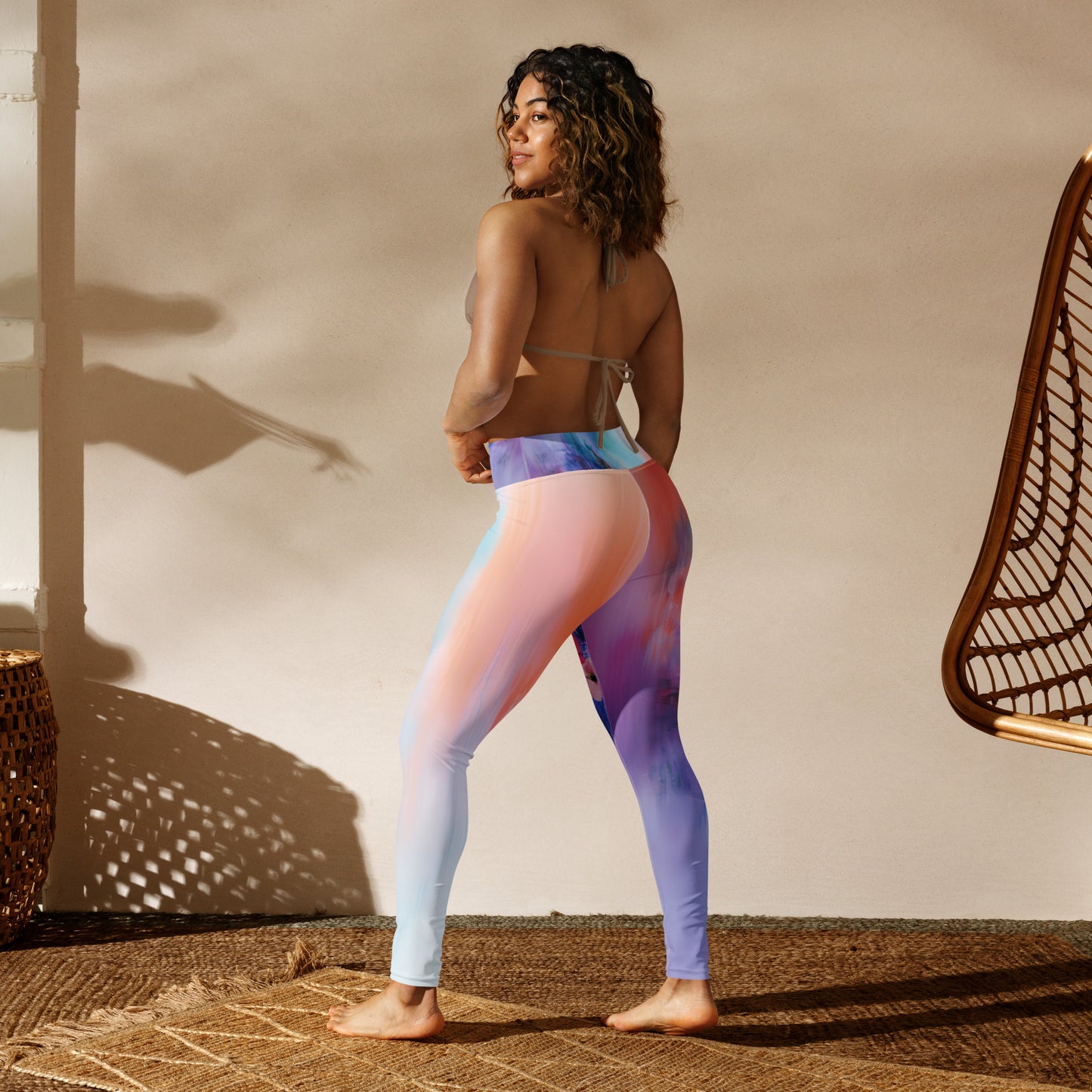 Monet's Spring Garden - Yoga Leggings