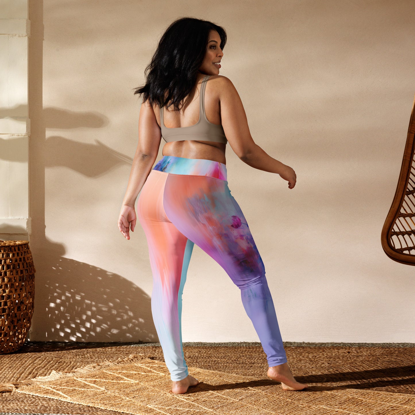 Monet's Spring Garden - Yoga Leggings