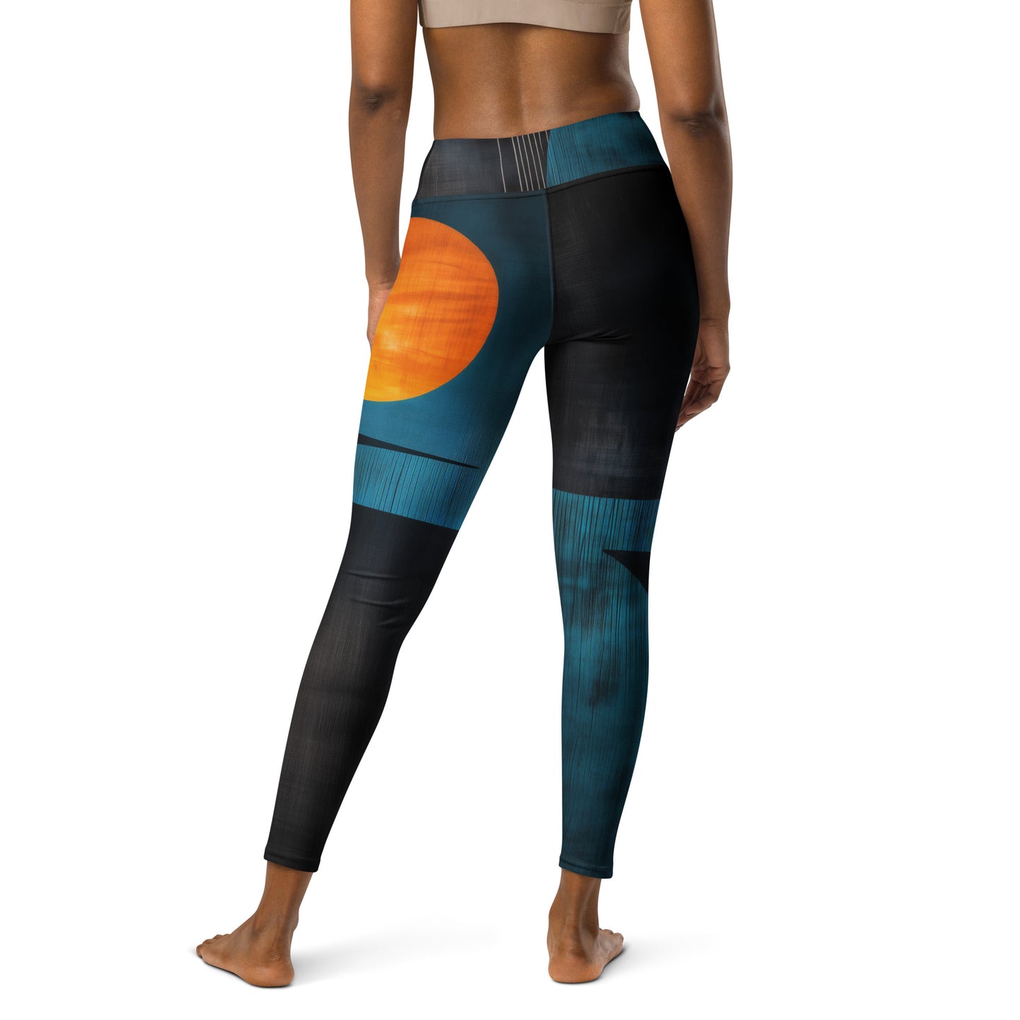 Minimalist Golden Spheres - Yoga Leggings