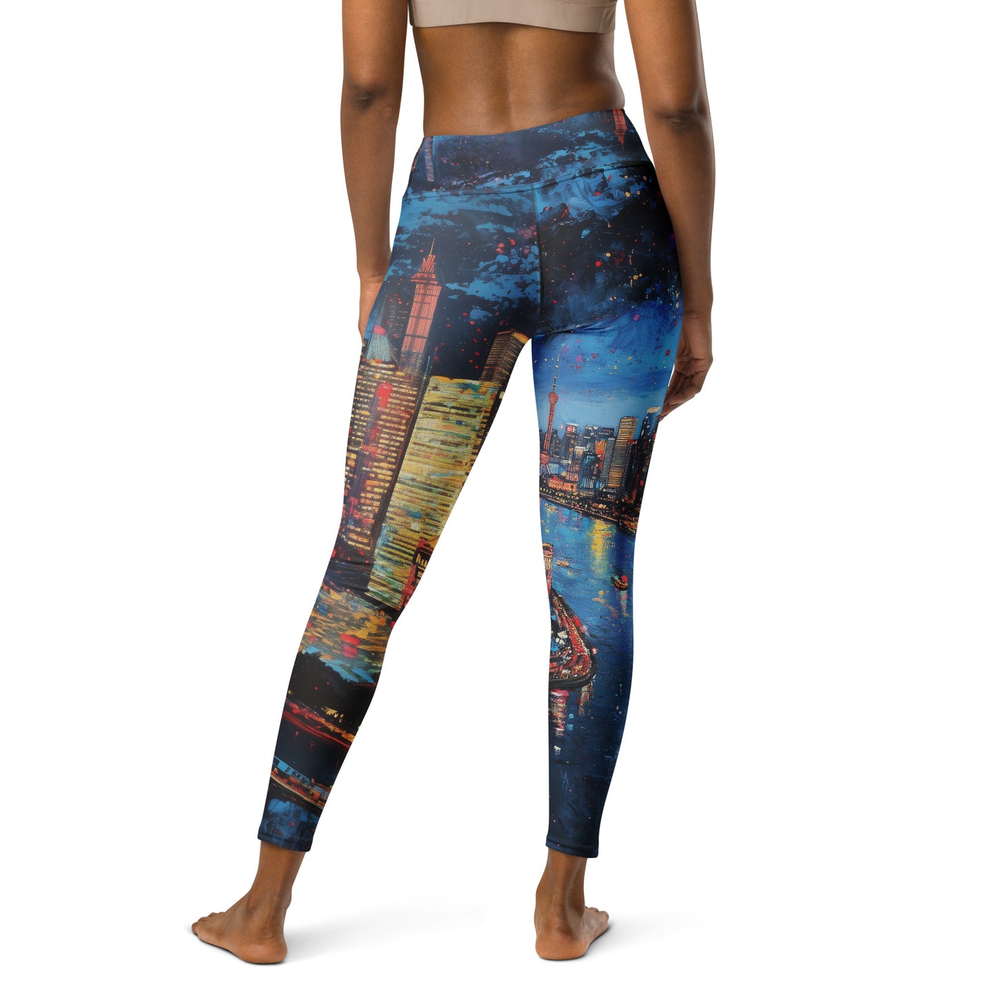 Shanghai’s Skyline - Yoga Leggings