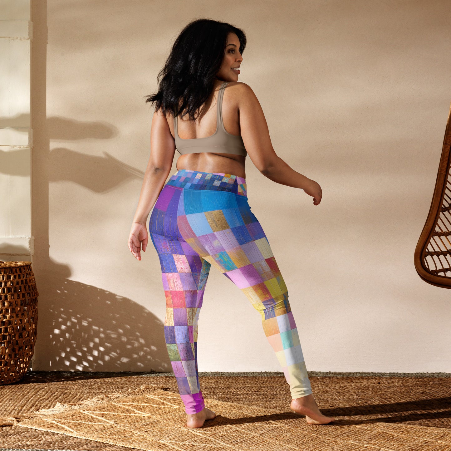 Abstract Squares - Yoga Leggings