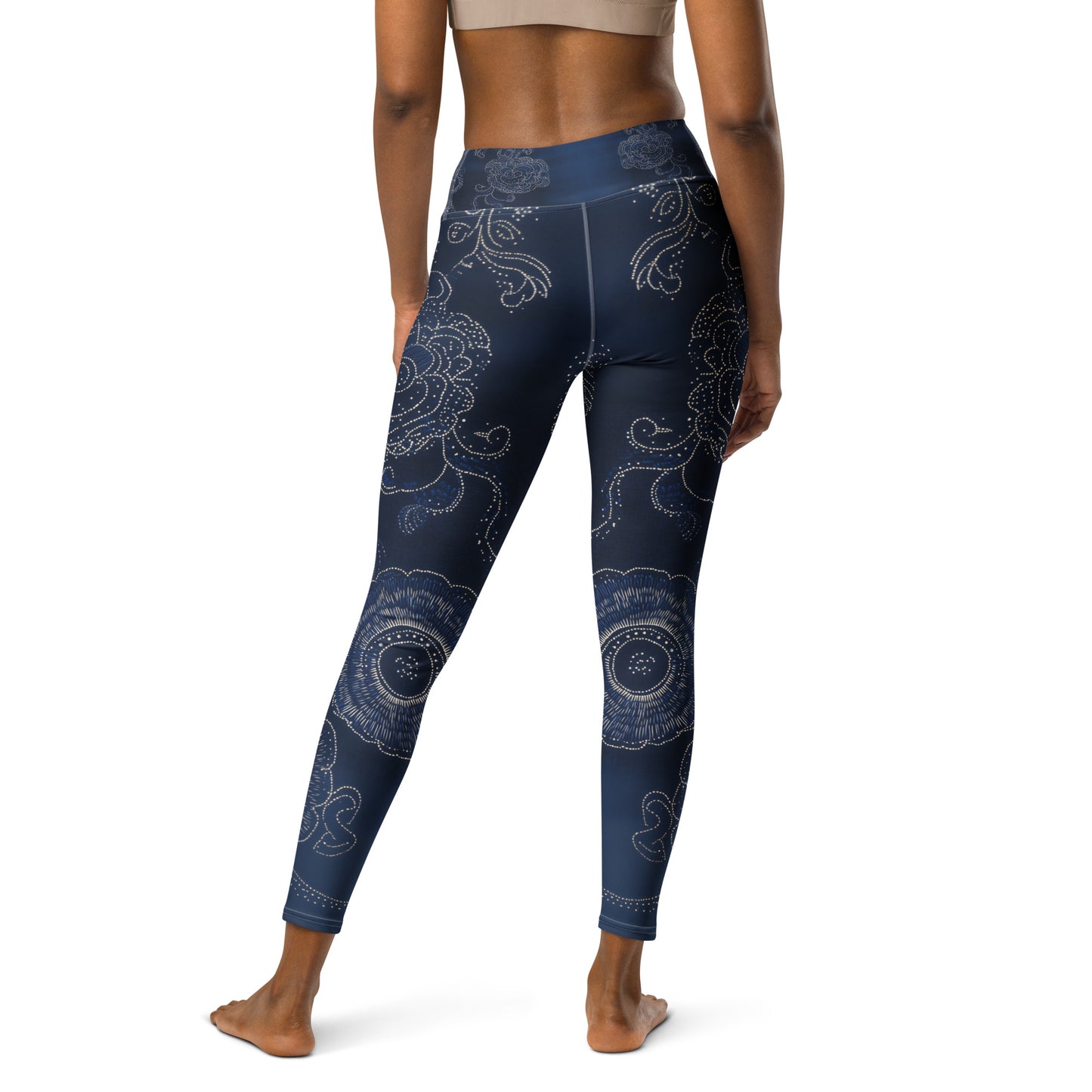 Sashiko Polynesian - Yoga Leggings