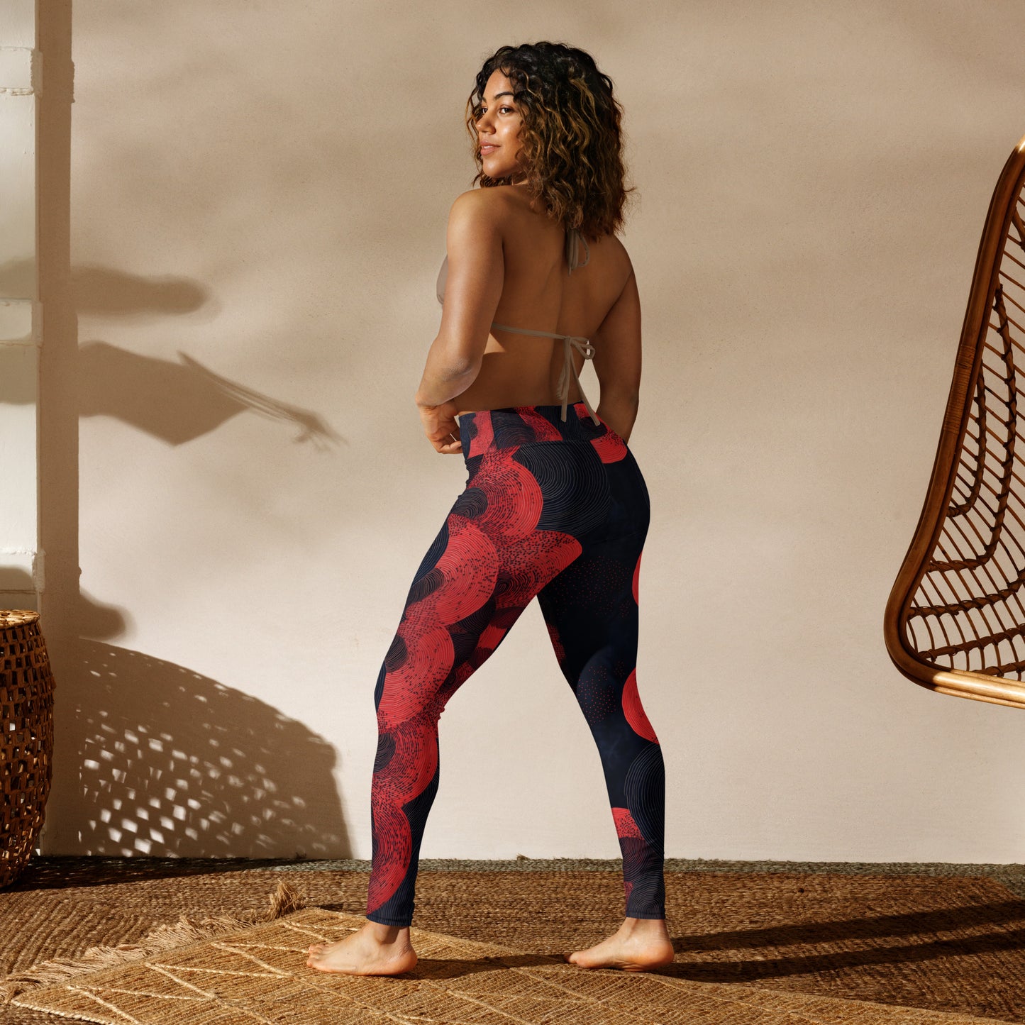 Mokutan ni Aka - Yoga Leggings