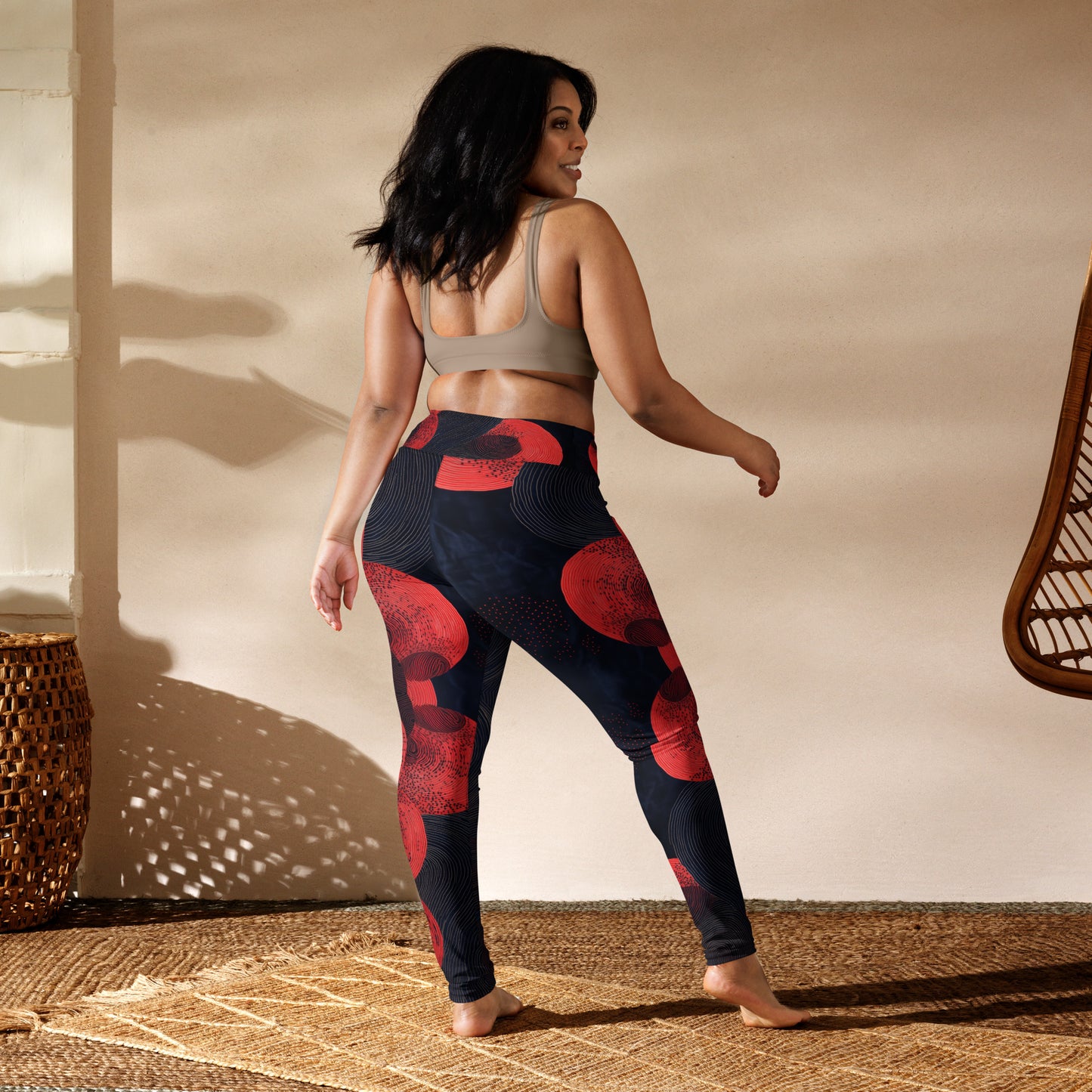 Mokutan ni Aka - Yoga Leggings