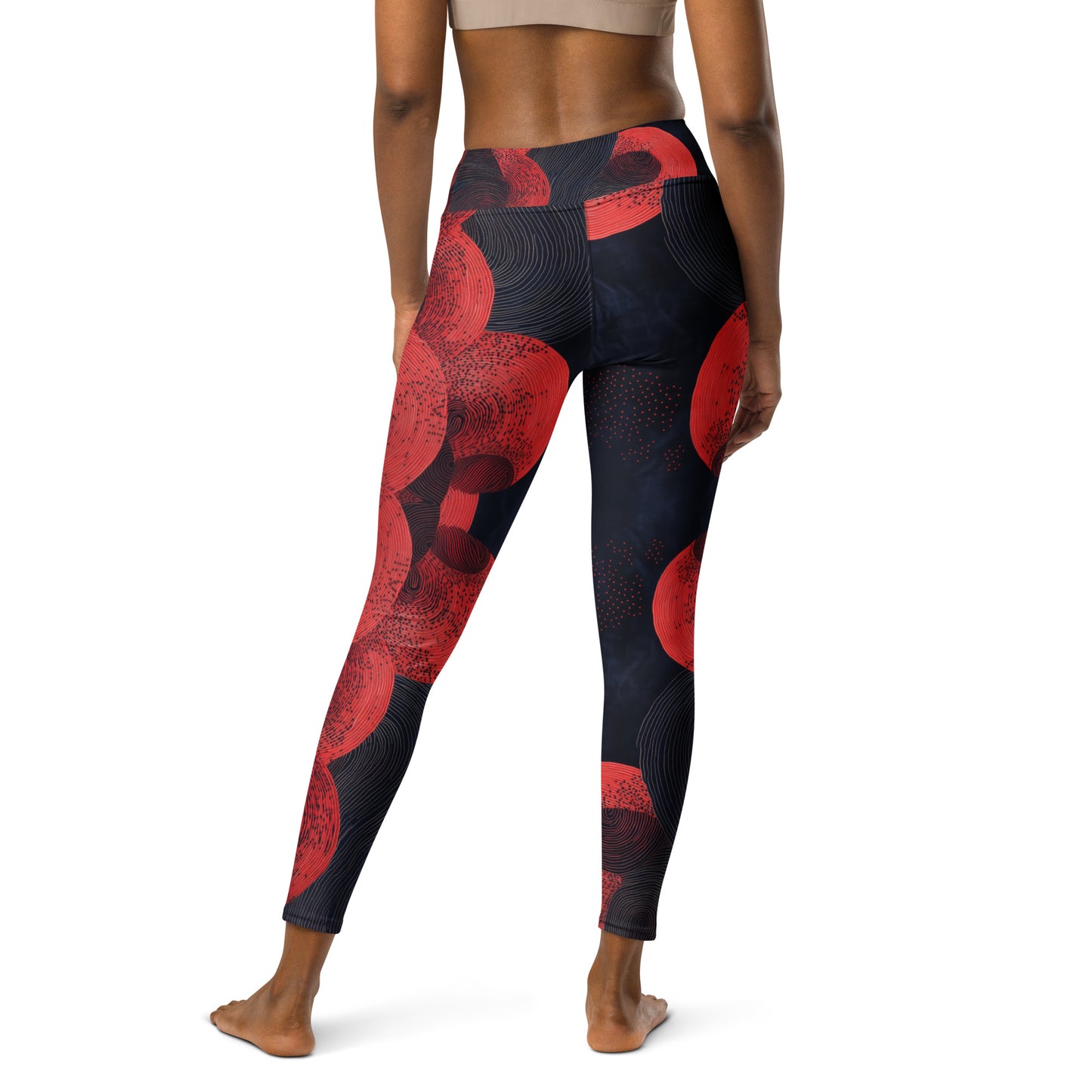 Mokutan ni Aka - Yoga Leggings