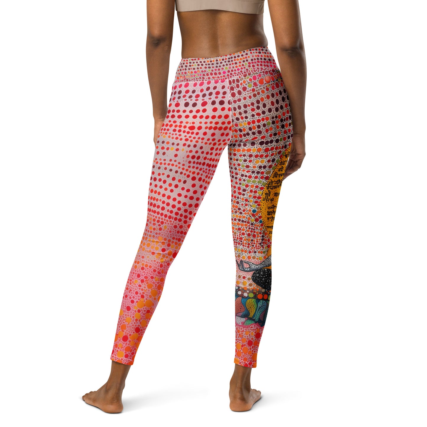 Yoga Faux Sanskrit moda 2 - Yoga Leggings