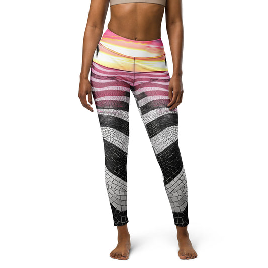 Copacabana Tiles - Yoga Leggings