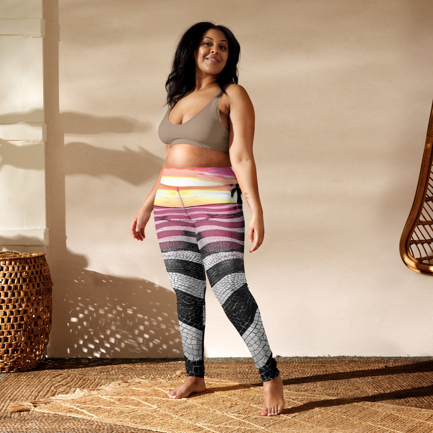 Copacabana Tiles - Yoga Leggings