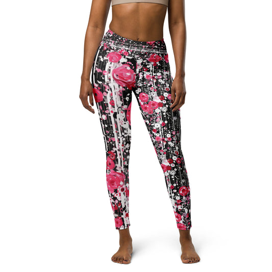 Rose Pop Art - Yoga Leggings