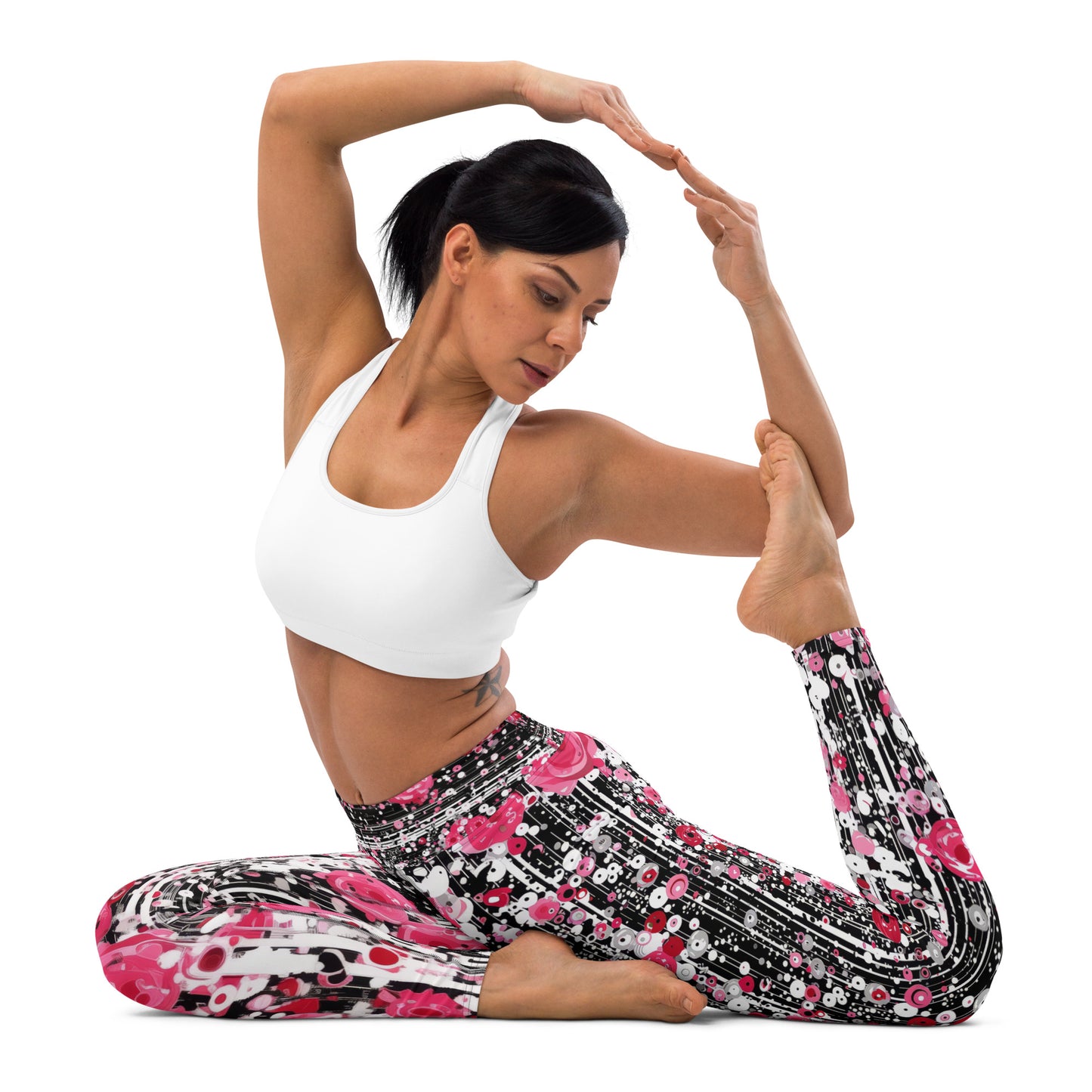 Rose Pop Art - Yoga Leggings