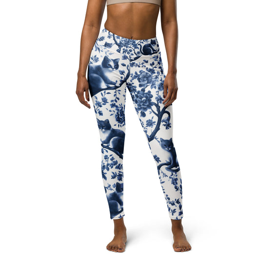 Procyclin Blue Cats - Yoga Leggings