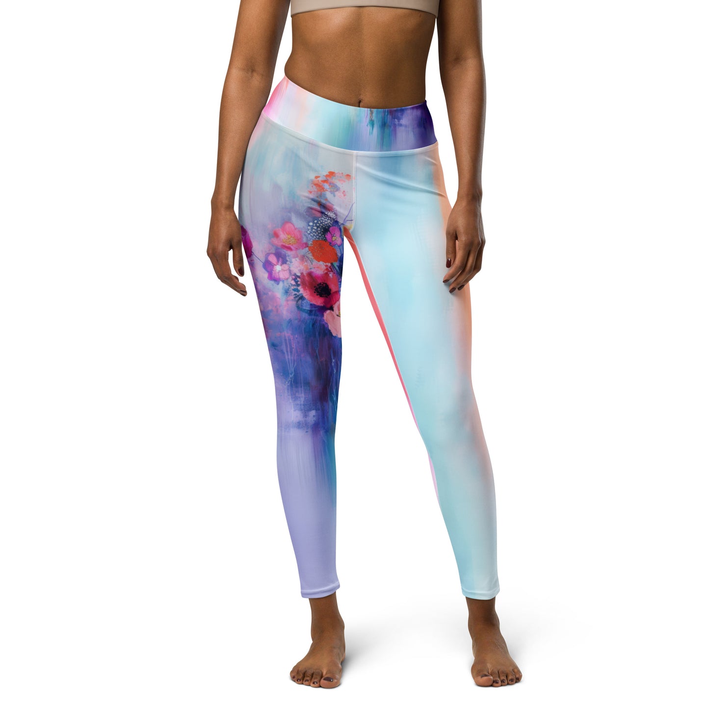 Monet's Spring Garden - Yoga Leggings