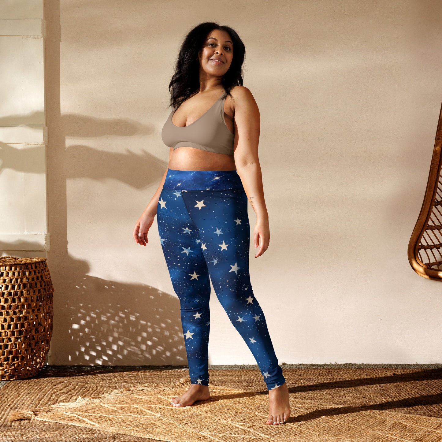 Background Stars - Yoga Leggings