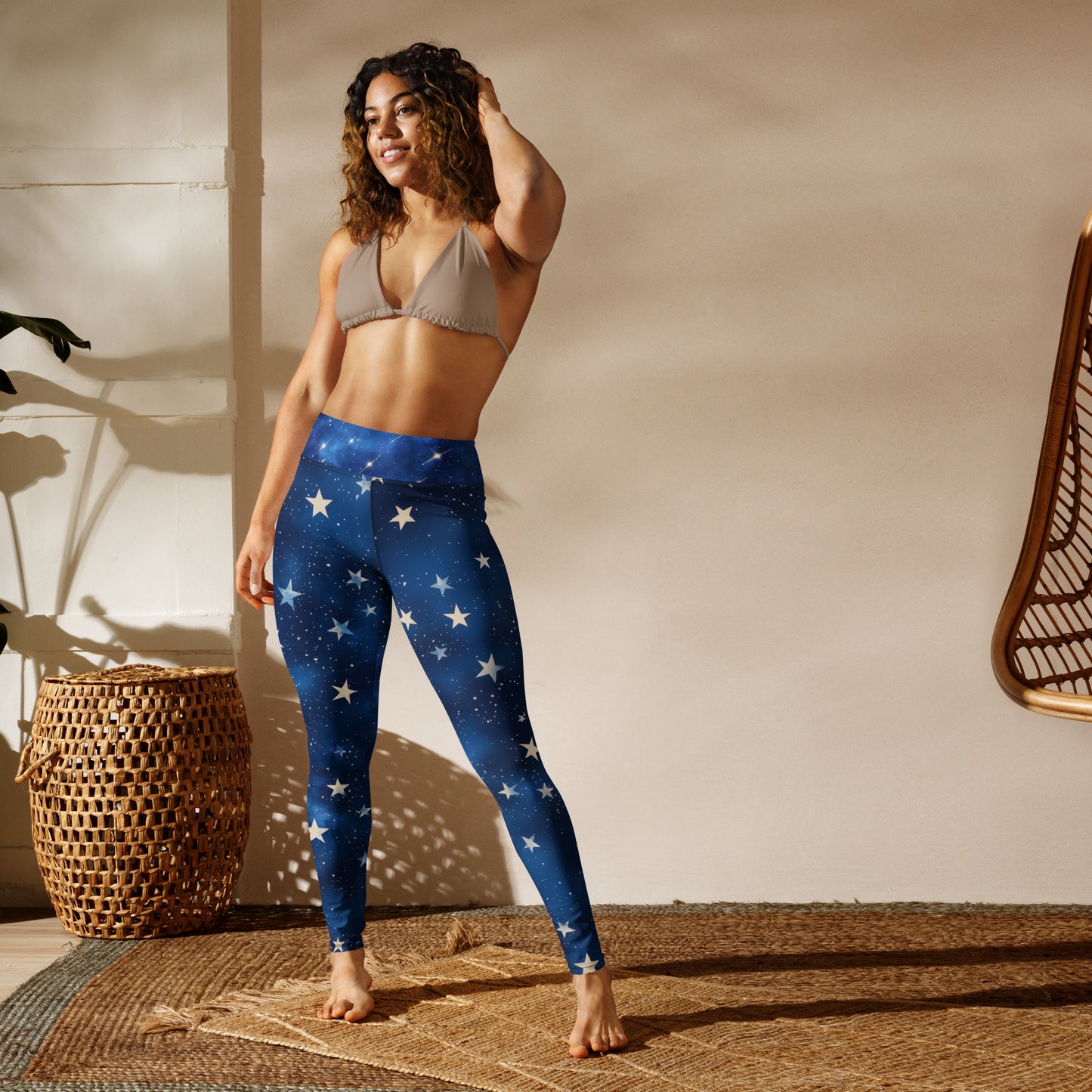 Background Stars - Yoga Leggings