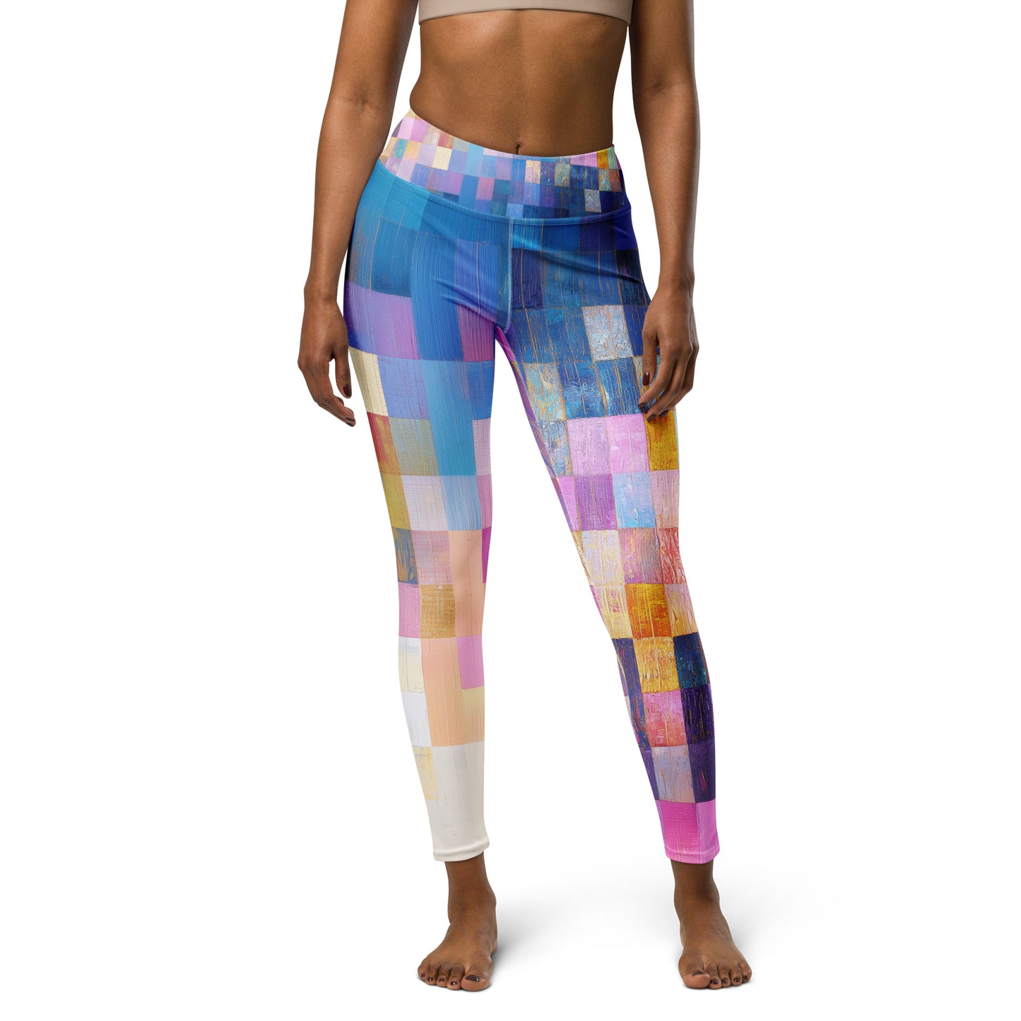 Abstract Squares - Yoga Leggings