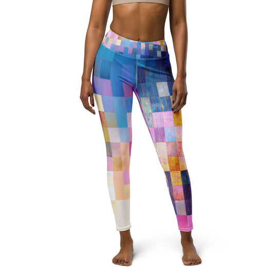 Abstract Squares - Yoga Leggings