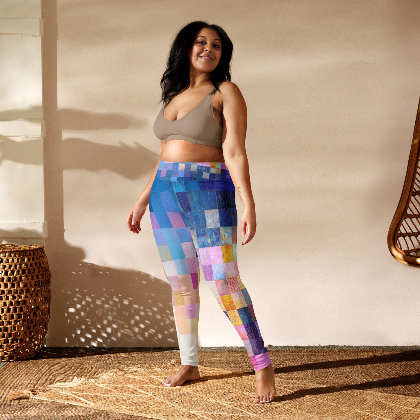 Abstract Squares - Yoga Leggings