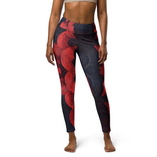 Mokutan ni Aka - Yoga Leggings