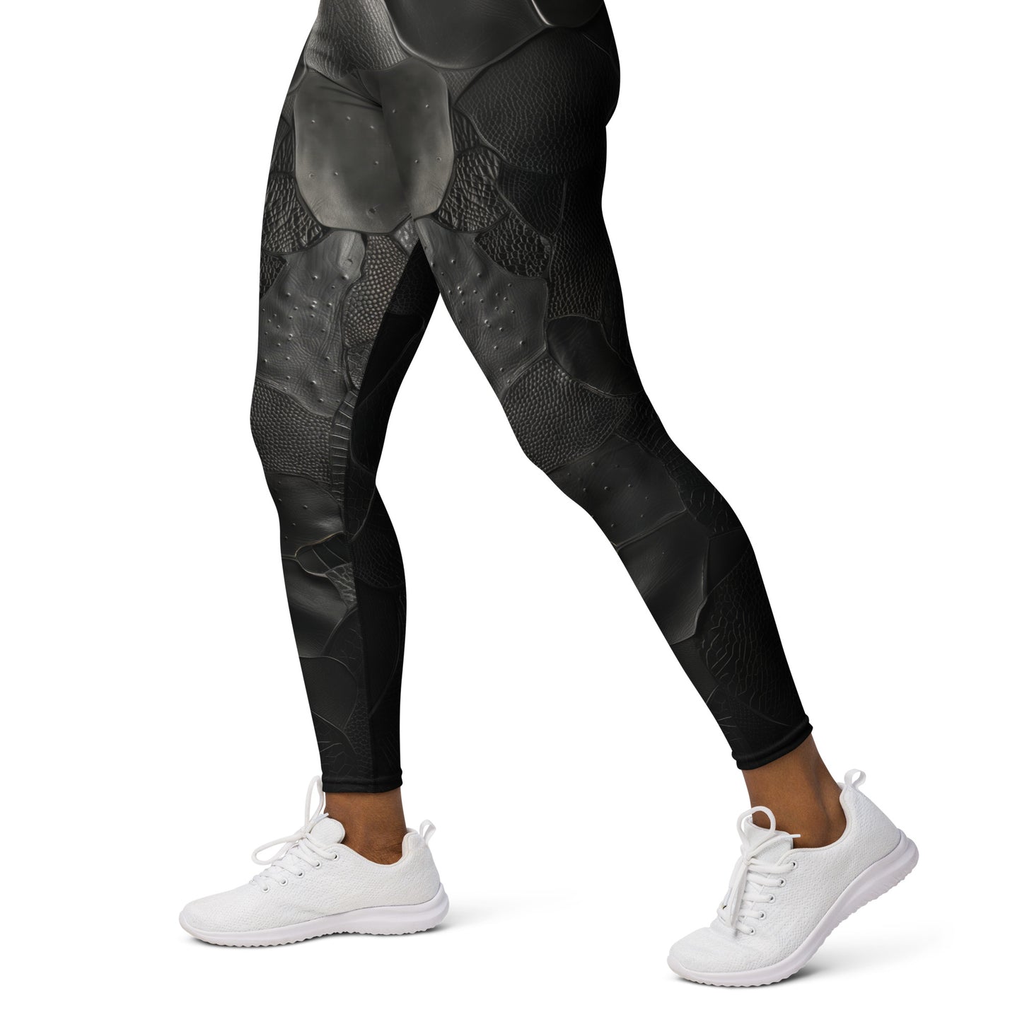 Leather Patches - Yoga Leggings