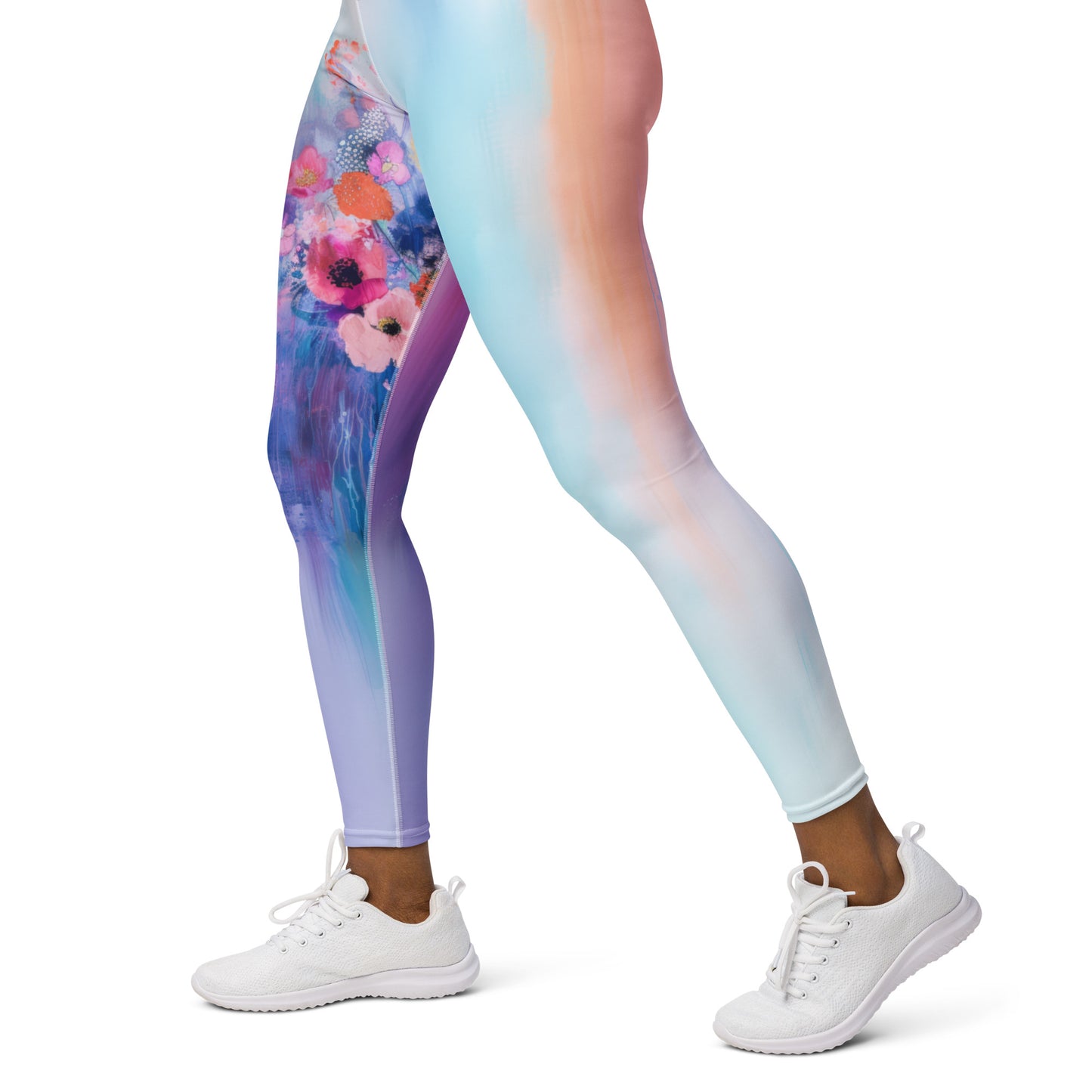 Monet's Spring Garden - Yoga Leggings