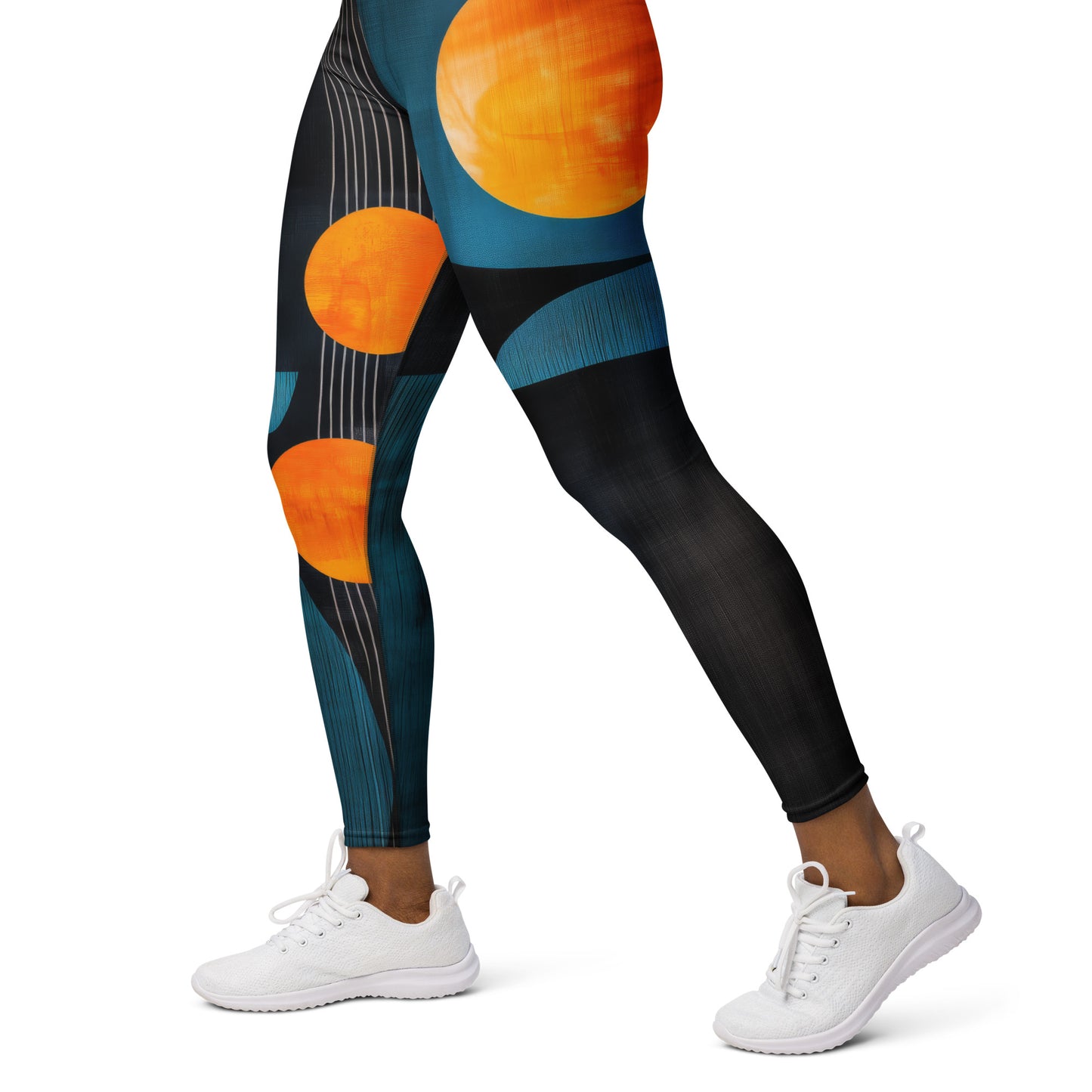 Minimalist Golden Spheres - Yoga Leggings