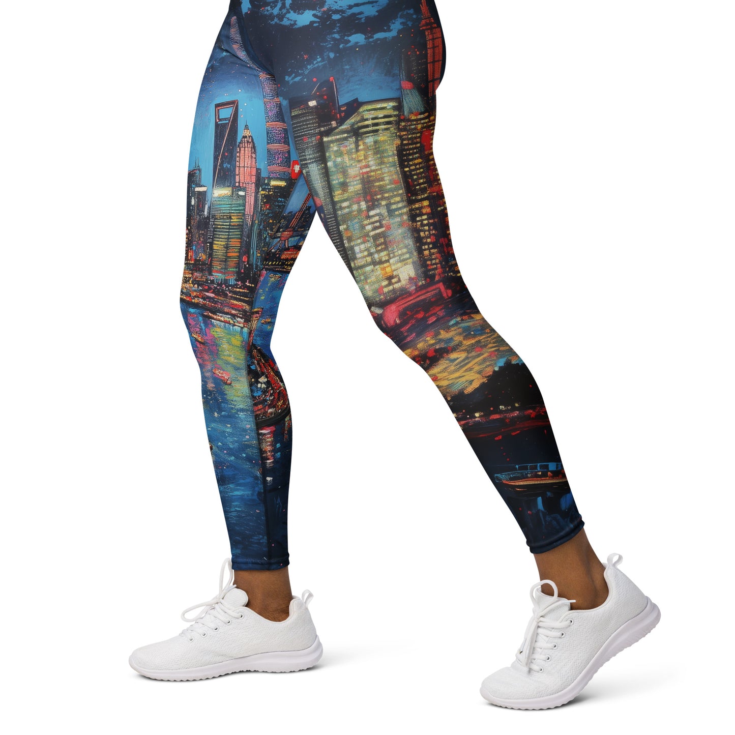 Shanghai’s Skyline - Yoga Leggings