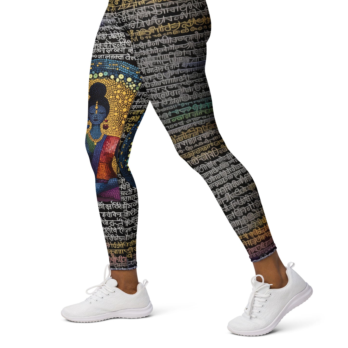 Yoga Faux Sanskrit moda 1 - Yoga Leggings