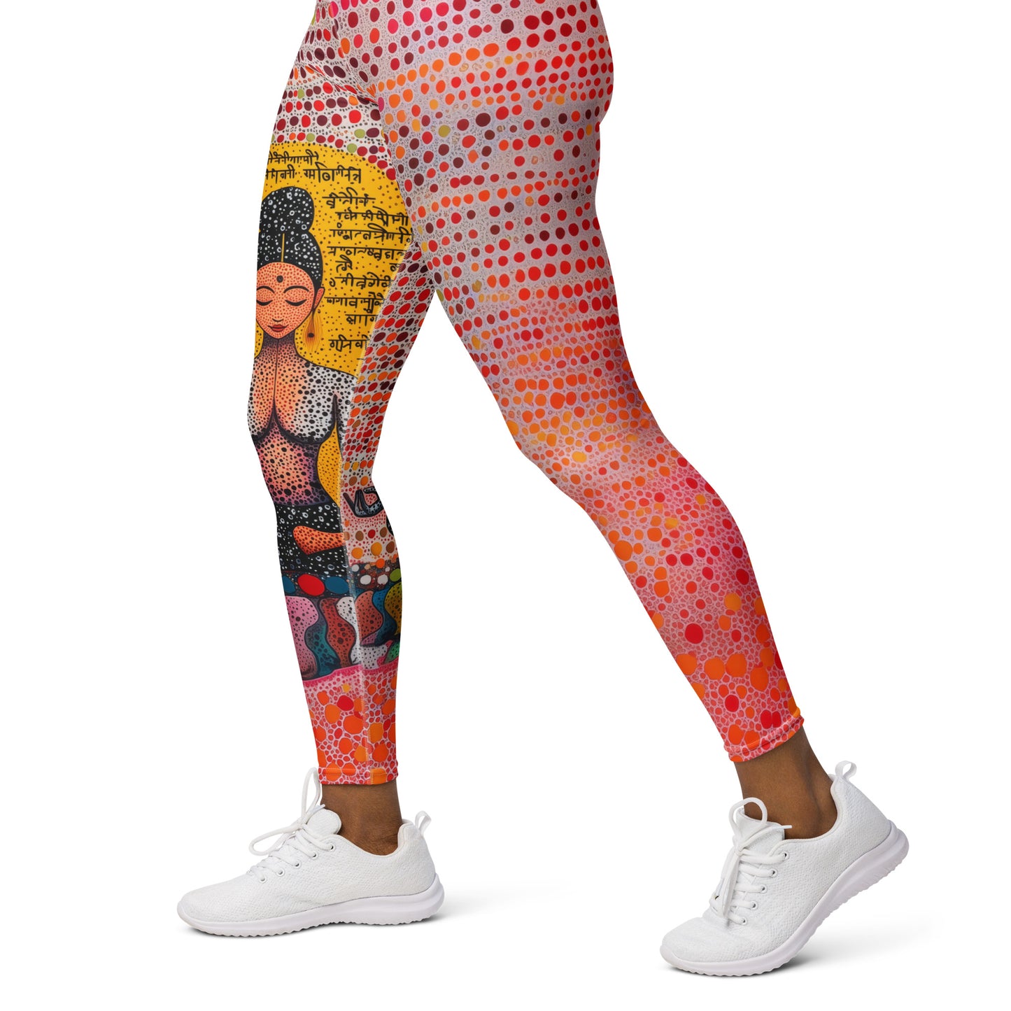 Yoga Faux Sanskrit moda 2 - Yoga Leggings