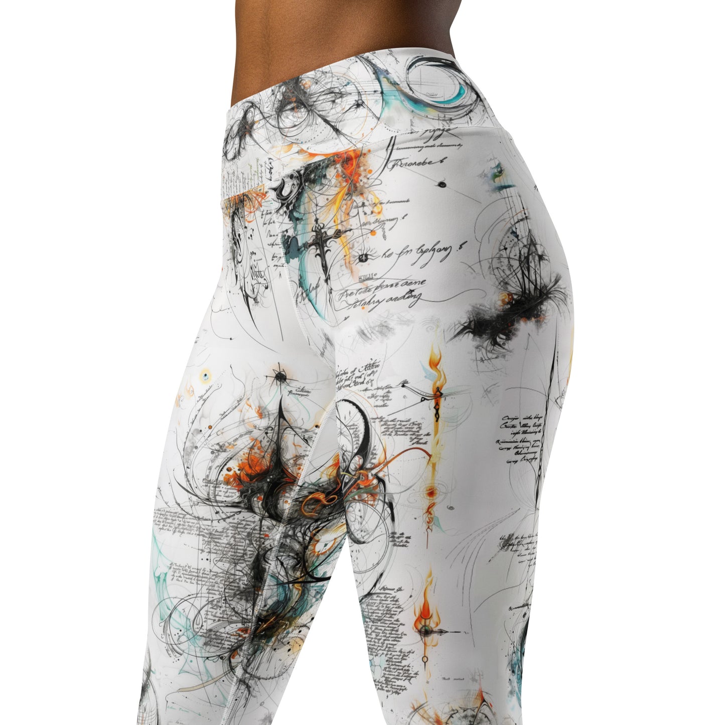 Elvin Writing - Yoga Leggings