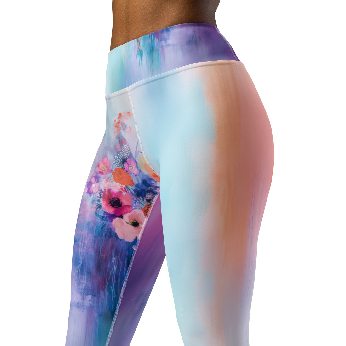 Monet's Spring Garden - Yoga Leggings