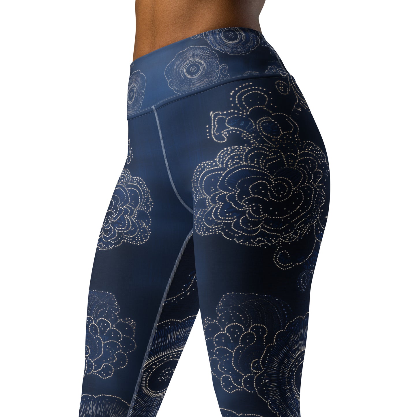 Sashiko Polynesian - Yoga Leggings