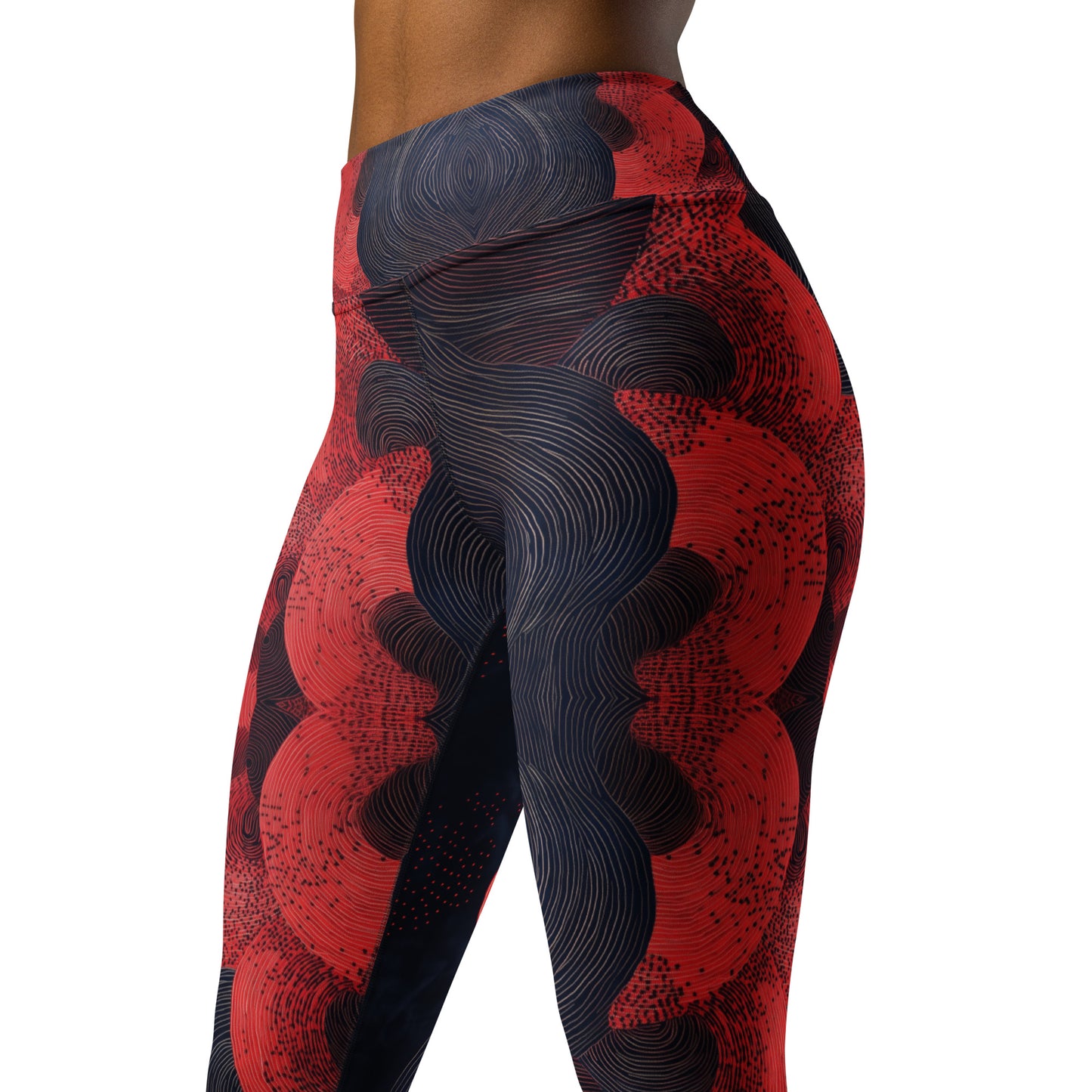 Mokutan ni Aka - Yoga Leggings