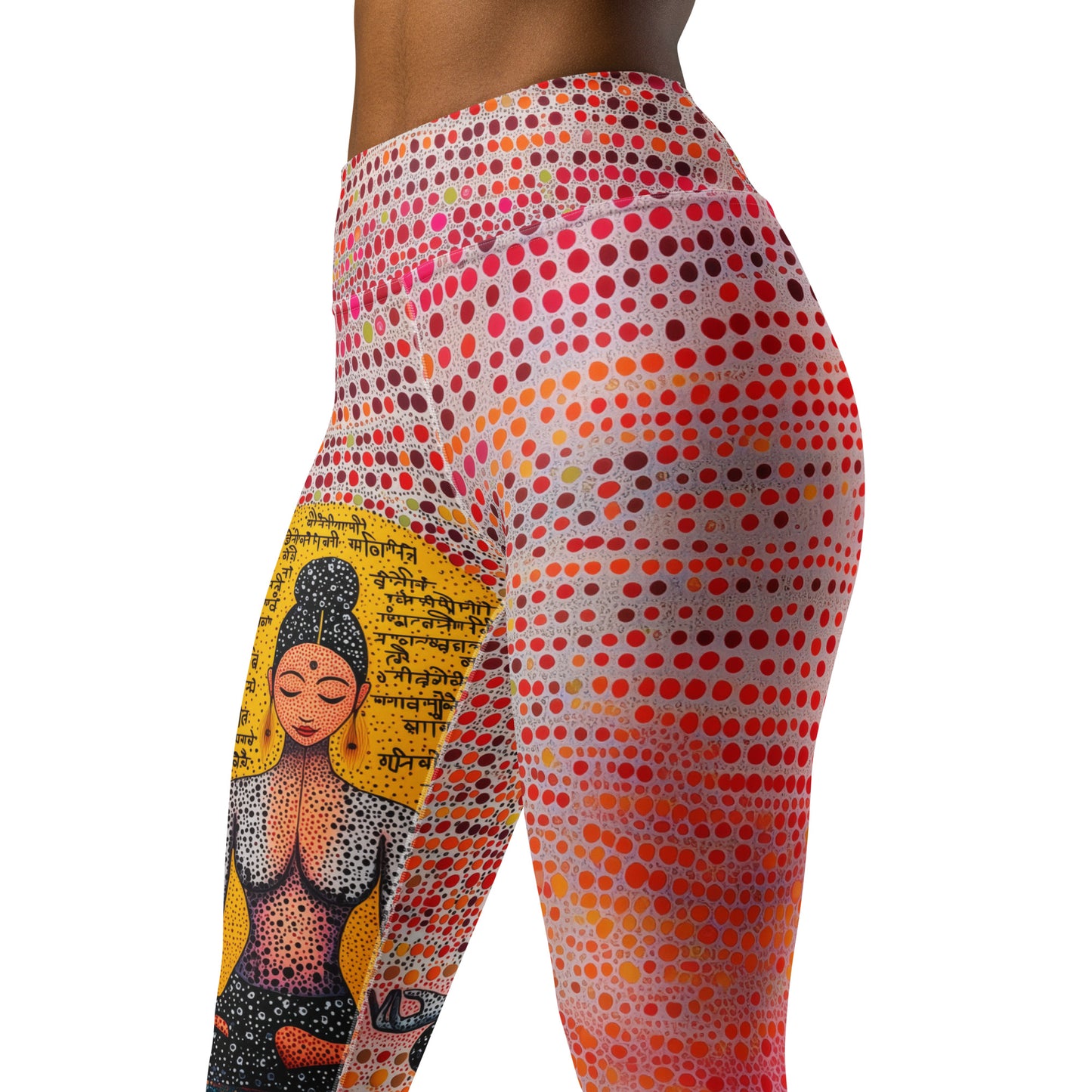 Yoga Faux Sanskrit moda 2 - Yoga Leggings