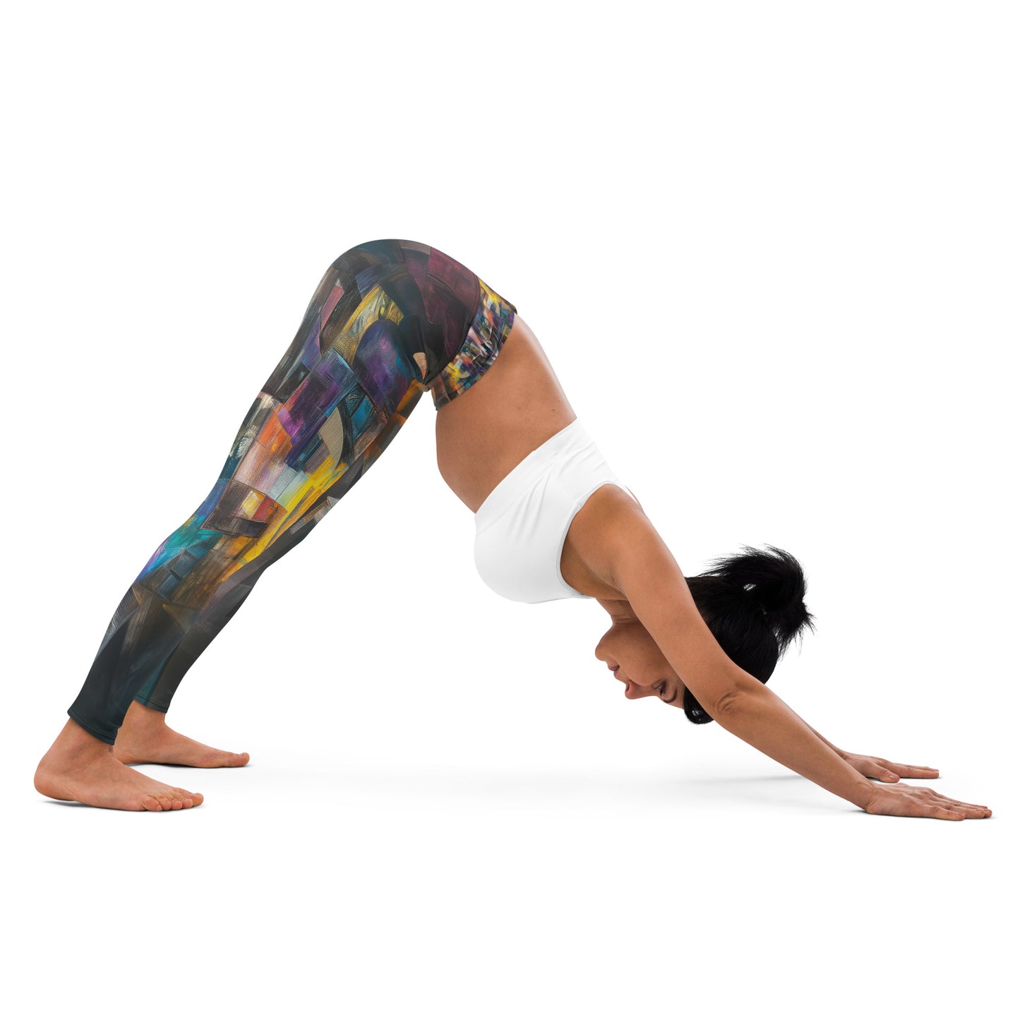 Ancient Futurism Acrylic 2 - Yoga Leggings