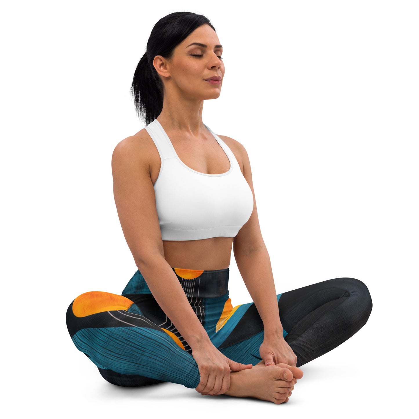 Minimalist Golden Spheres - Yoga Leggings