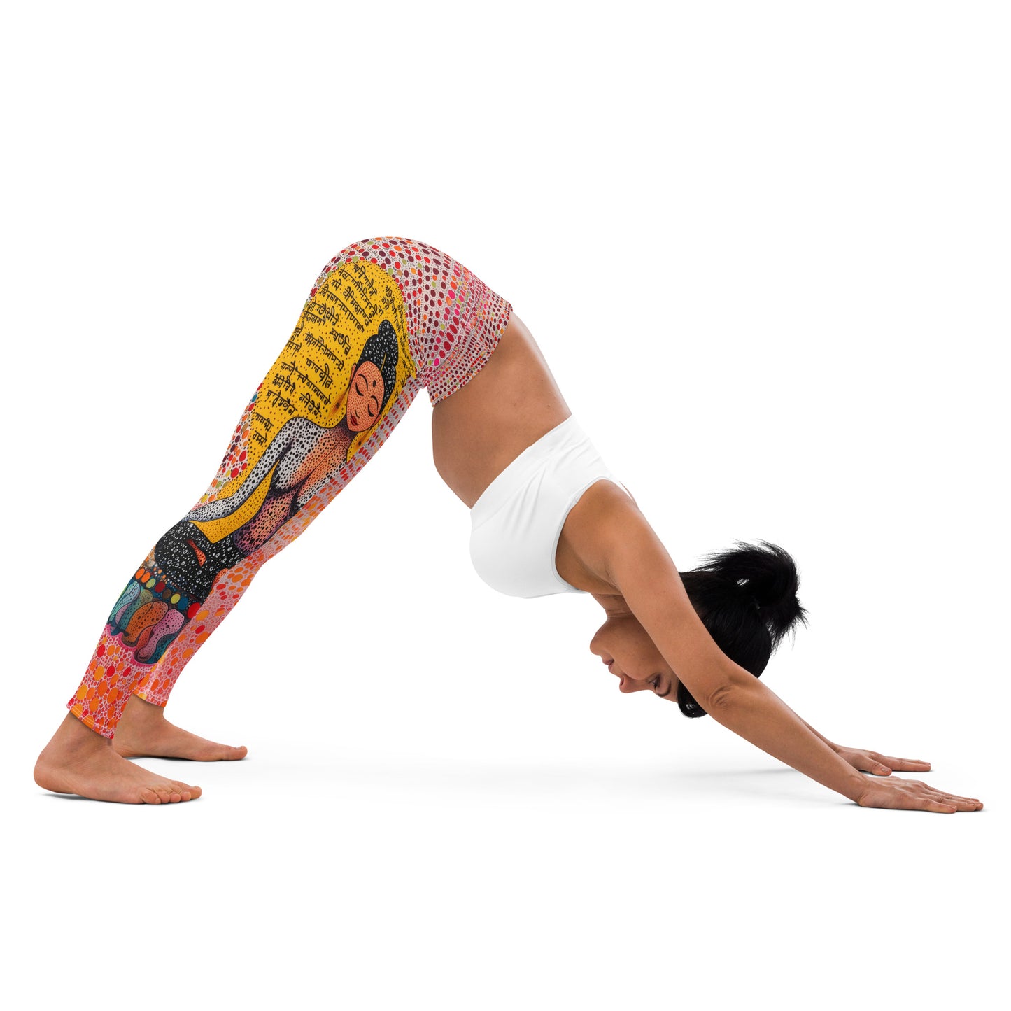 Yoga Faux Sanskrit moda 2 - Yoga Leggings