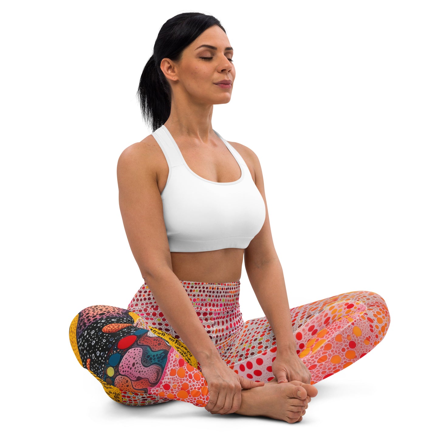 Yoga Faux Sanskrit moda 2 - Yoga Leggings