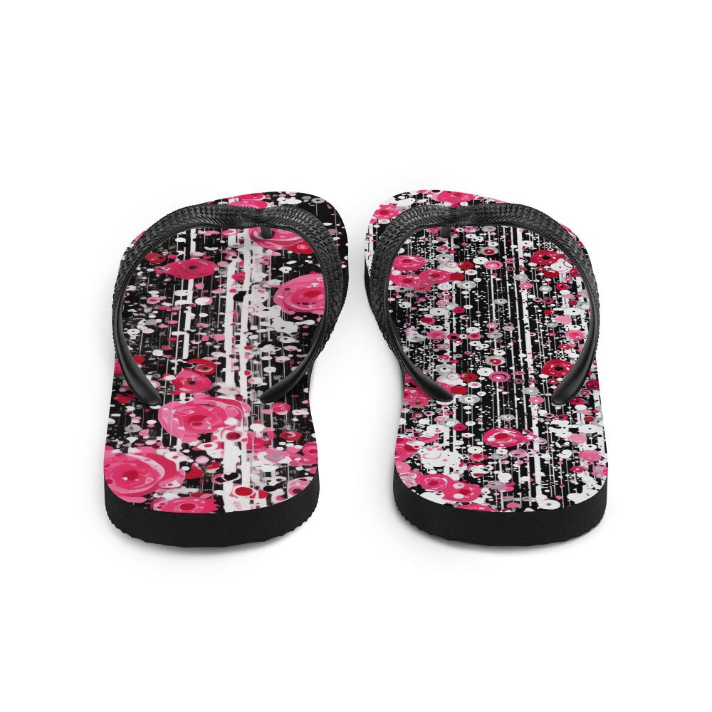 Rose Pop Art - Flip-Flops