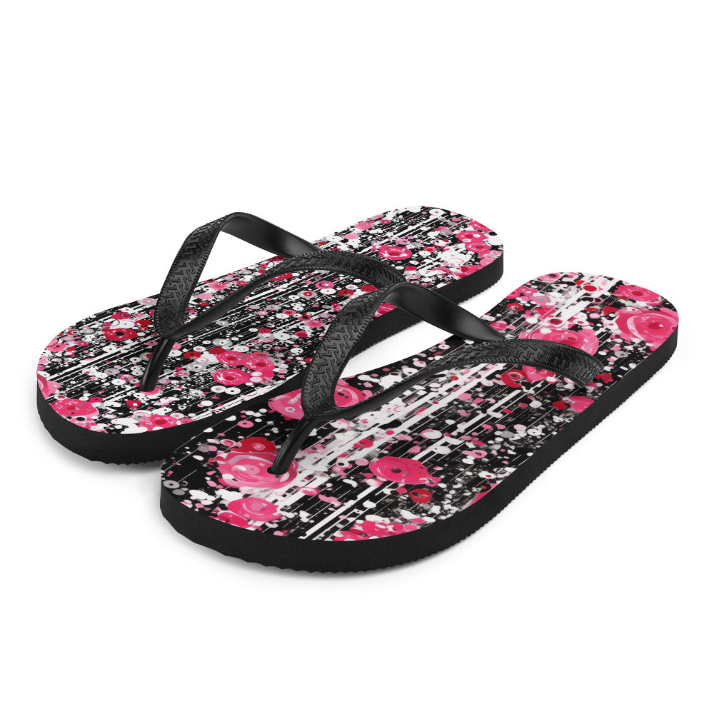 Rose Pop Art - Flip-Flops