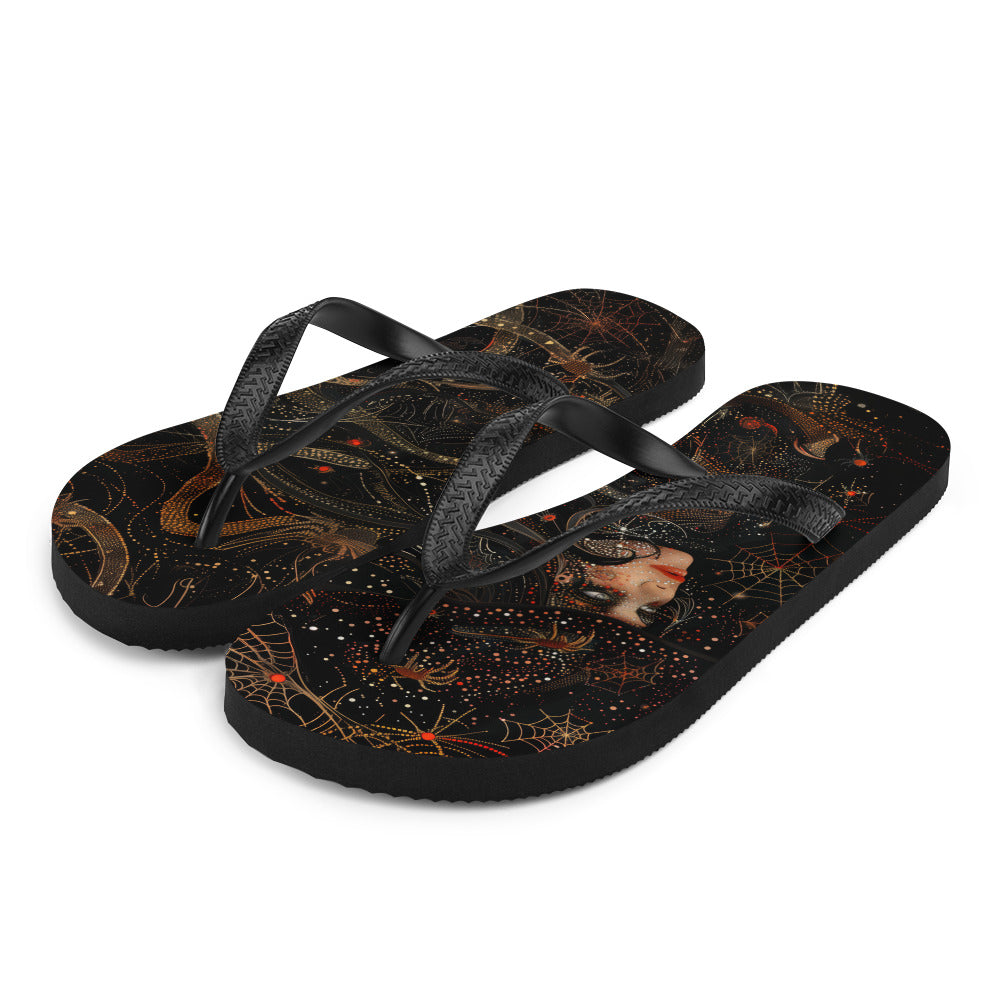 Witchy Webs - Flip-Flops