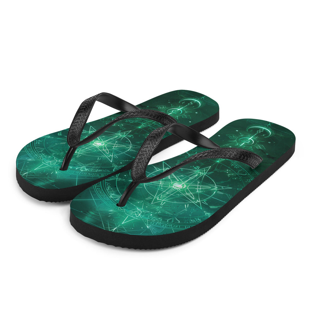 Green Spellcraft - Flip-Flops