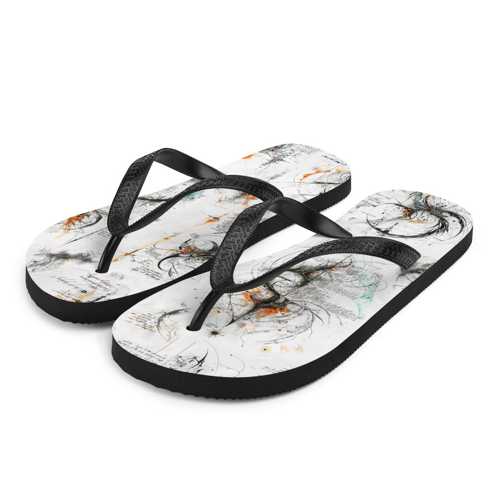 Elven Writing - Flip-Flops