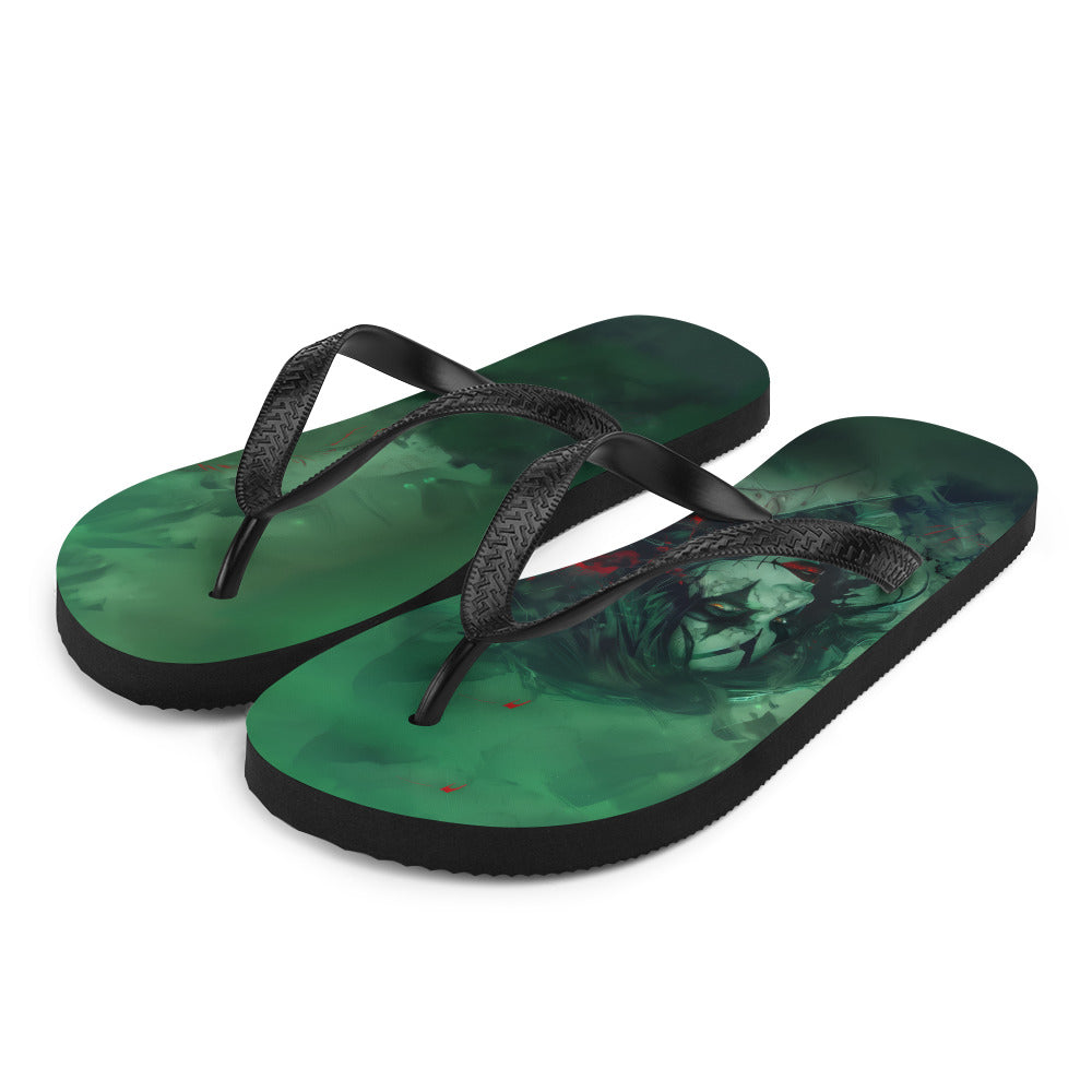 Grüner Kuss - Flip-Flops