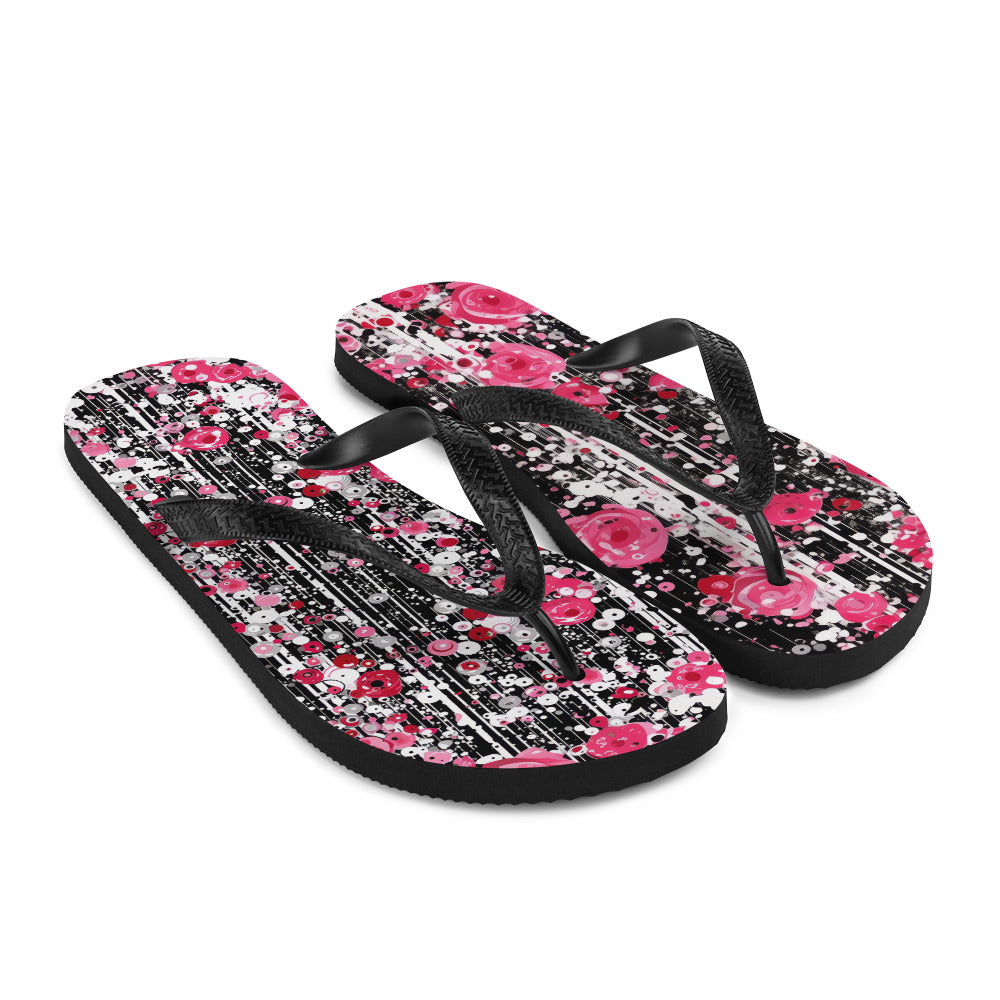 Rose Pop Art - Flip-Flops