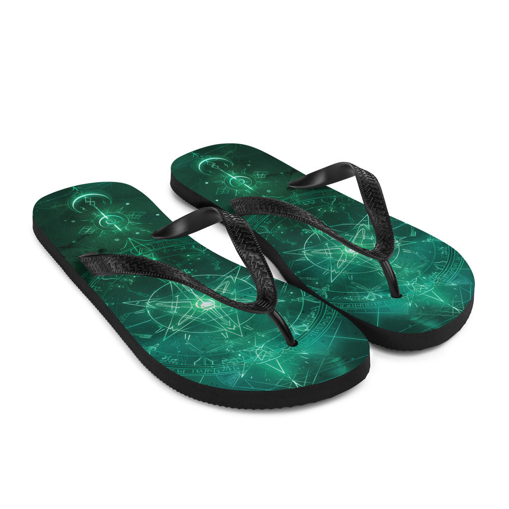 Green Spellcraft - Flip-Flops