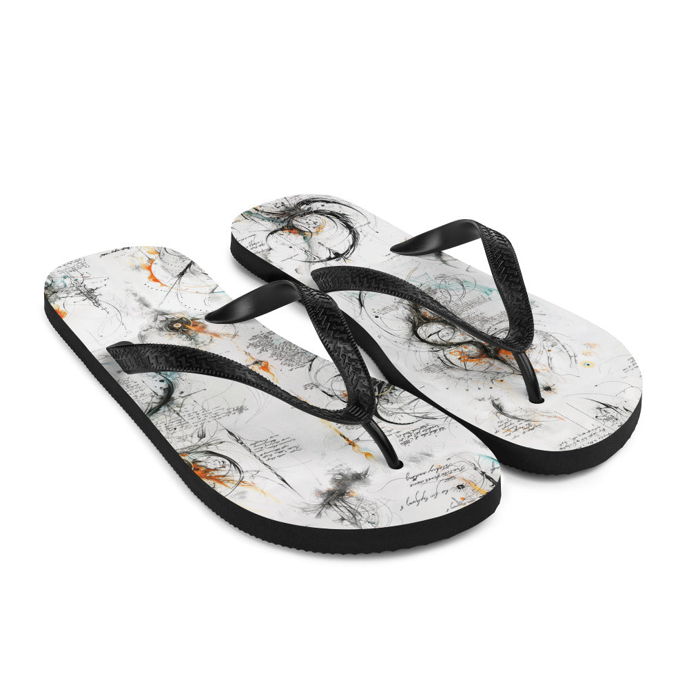 Elven Writing - Flip-Flops