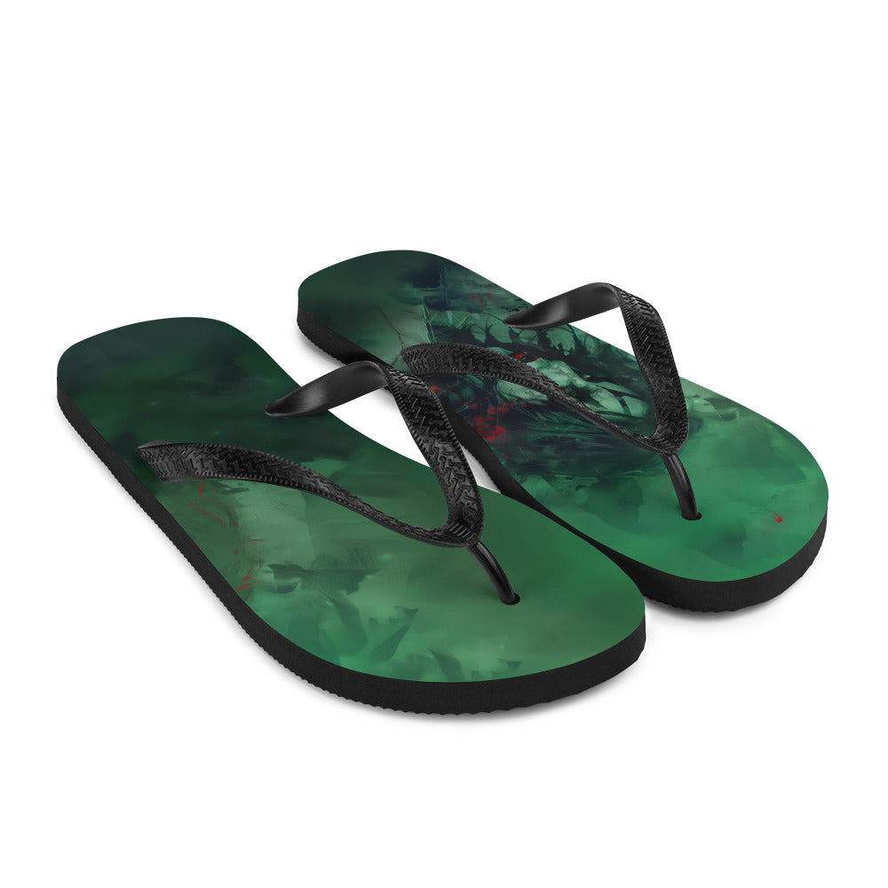 Grüner Kuss - Flip-Flops