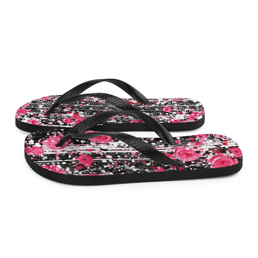 Rose Pop Art - Flip-Flops