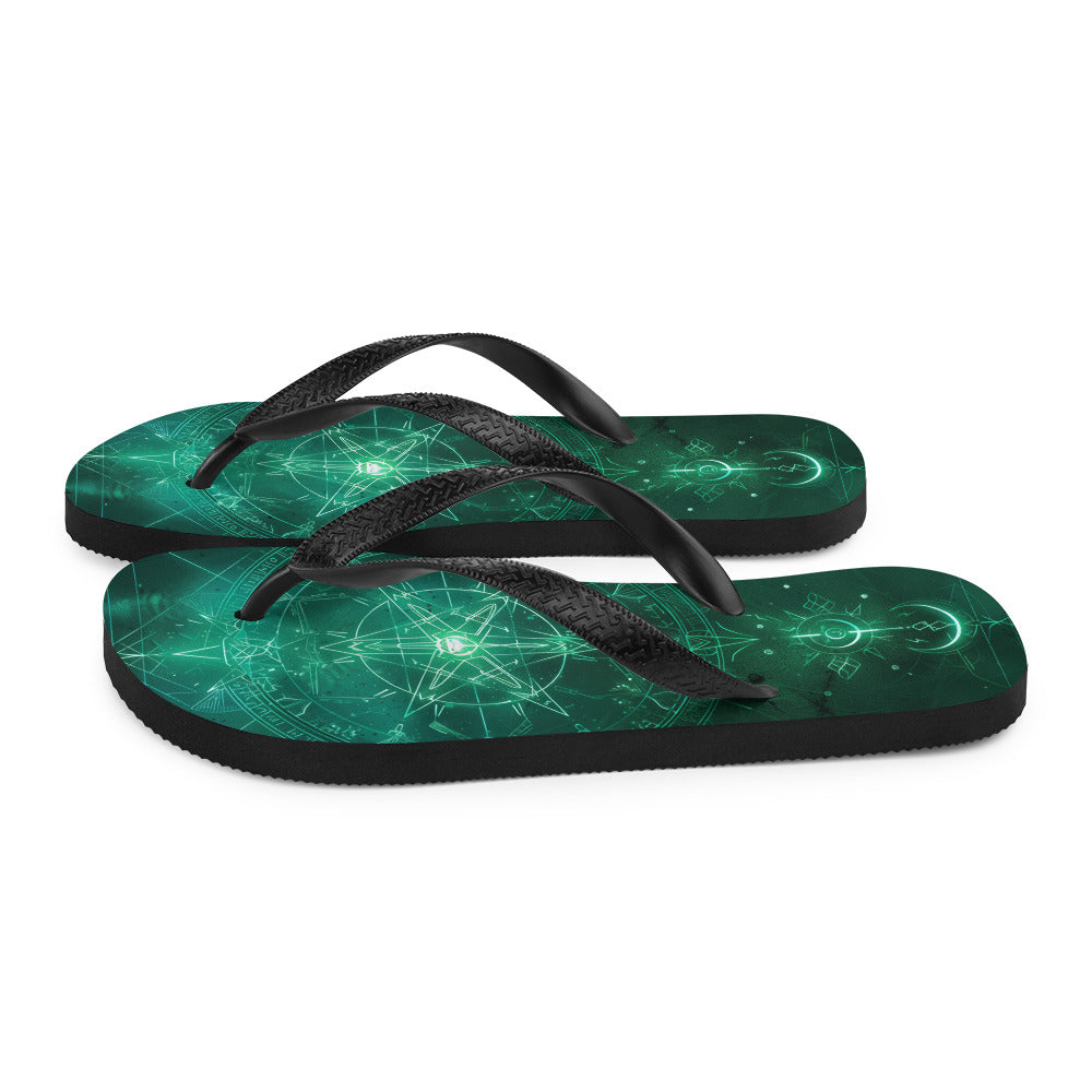 Green Spellcraft - Flip-Flops